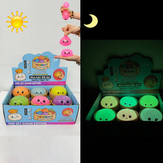 Steamed Dumpling Glow-in-dark Squishy 8.5cm