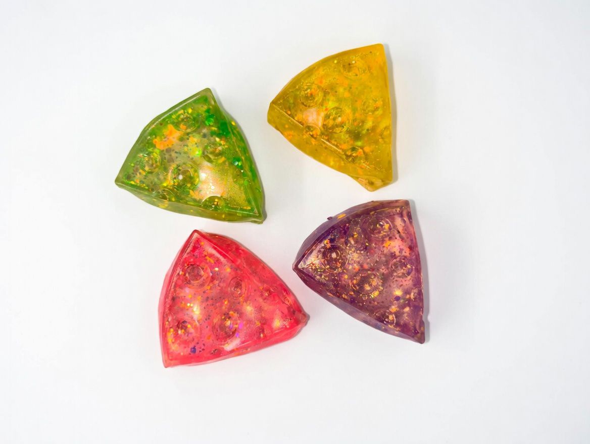 Sugar Cheese Glitter Squishy