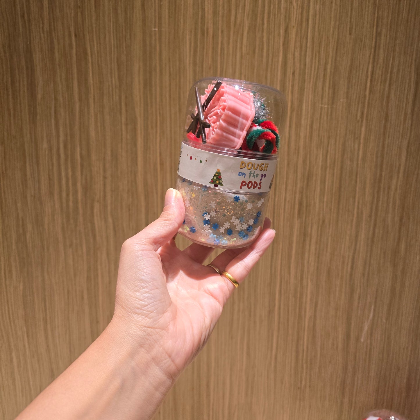 Build your Snowman Dough Pod