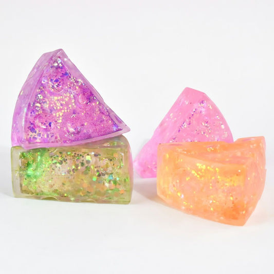 Sugar Cheese Glitter Squishy