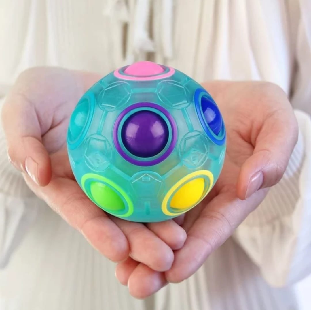 Luminous Rainbow Puzzle Ball