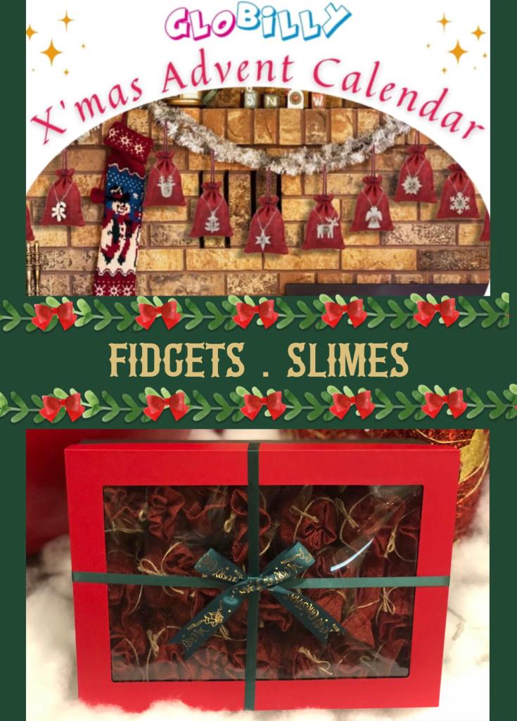 Fidget Advent Calendar with jute bags