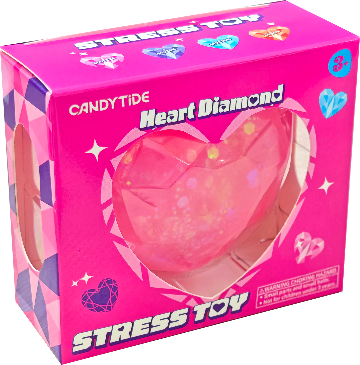 Heart Shaped Diamond Squishy