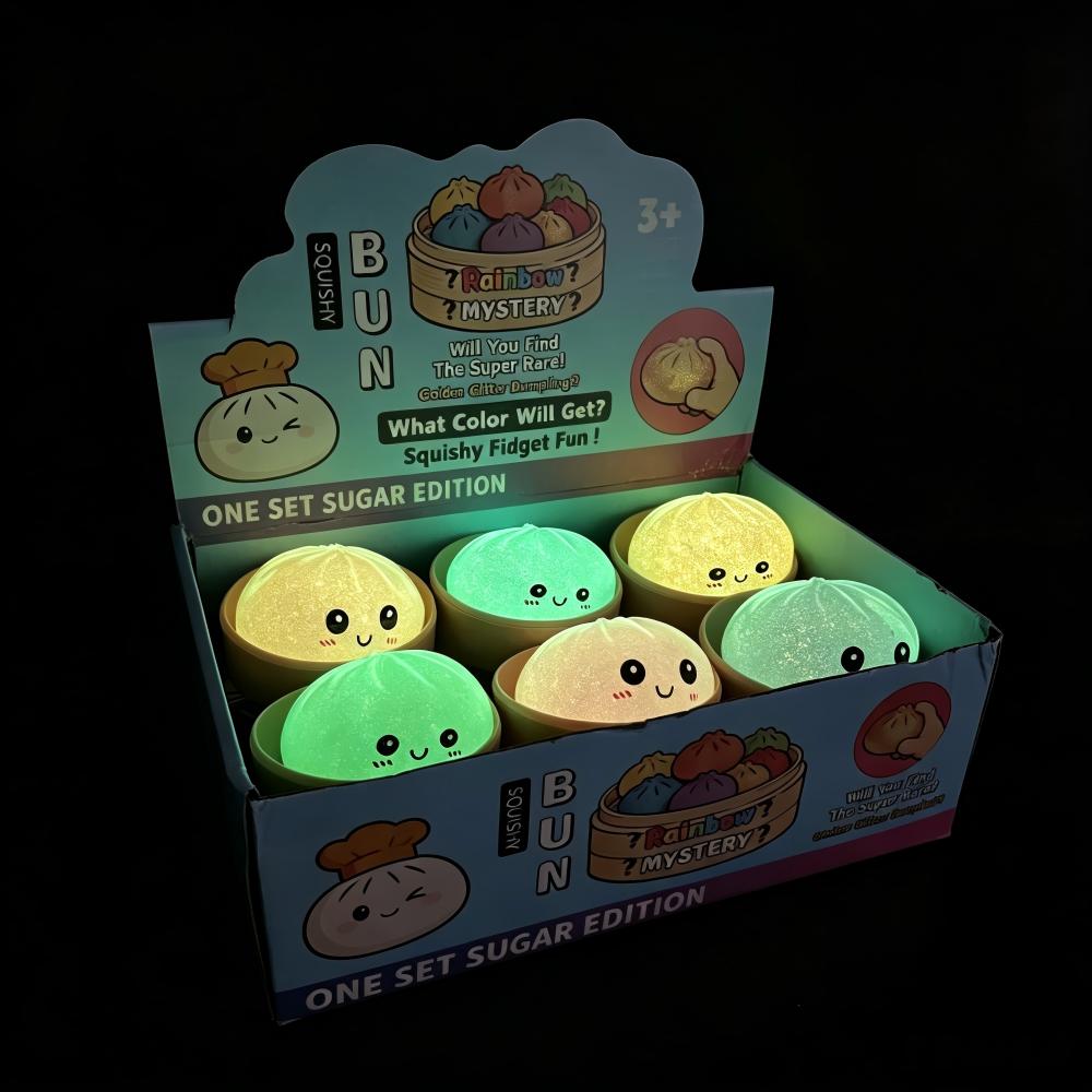 Steamed Dumpling Glow-in-dark Squishy 8.5cm