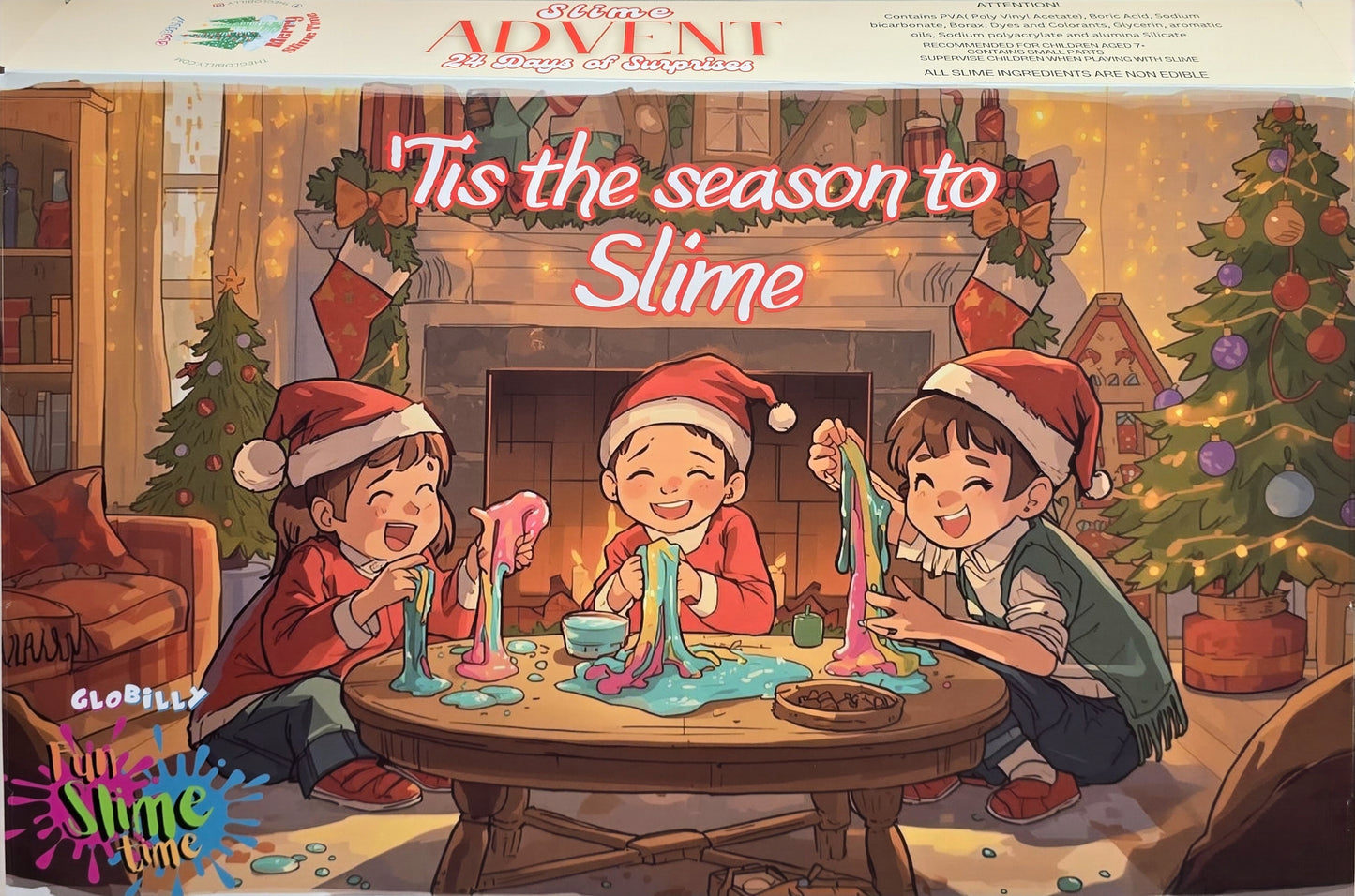 Christmas Slime Advent Calendar