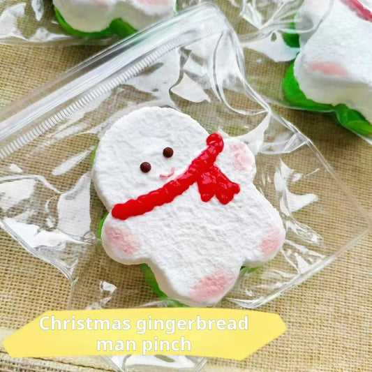 Gingerbread man Marshmallow Taba Squishy