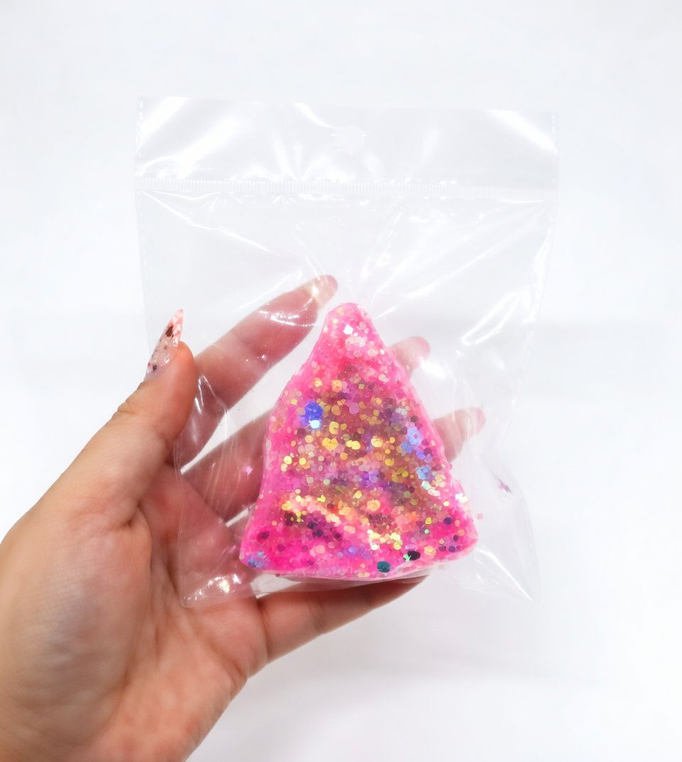 Sugar Cheese Glitter Squishy