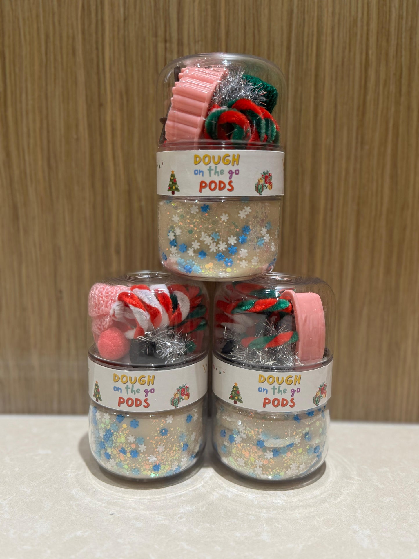 Build your Snowman Dough Pod