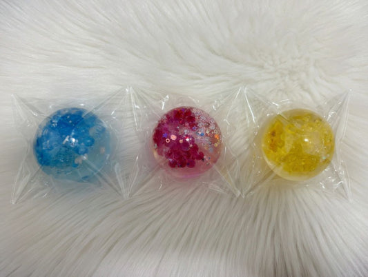 Glitter Beads Maltose Squishy 6cm