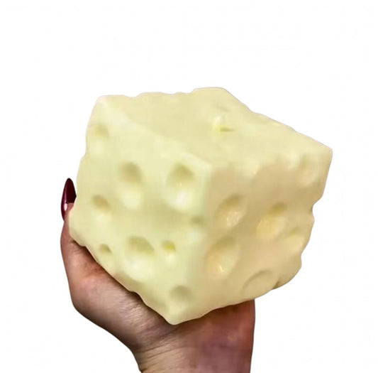 Cheese Moldable Non-rebound Vaseline Squishy 6cm