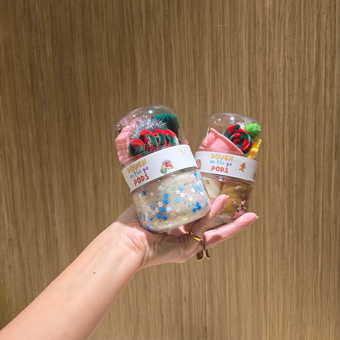 Build your Snowman Dough Pod