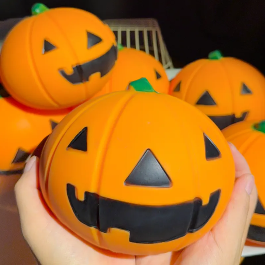Halloween Jack o lantern squish ball jumbo