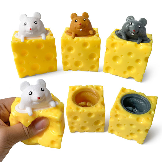 Cheese Mouse Pop-out Squishy