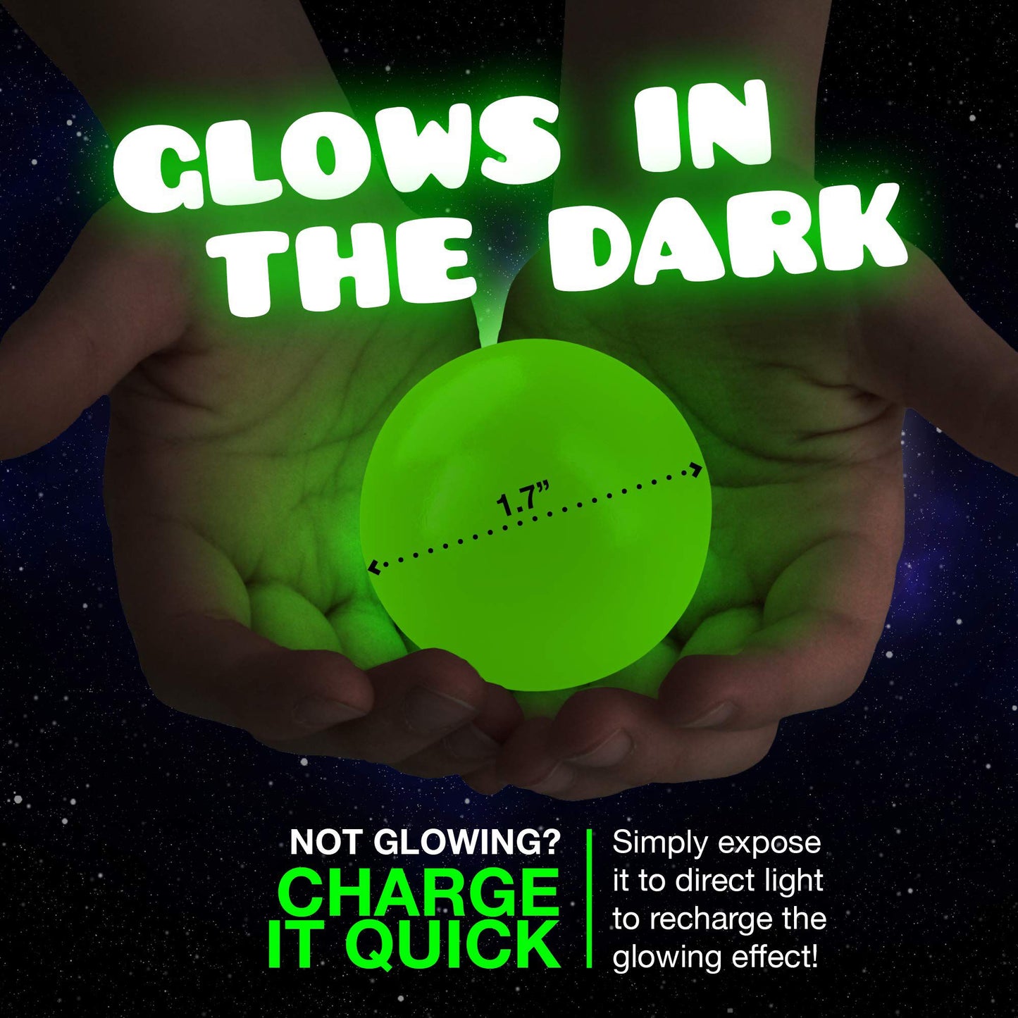 Glow-in-dark Squishy Balls