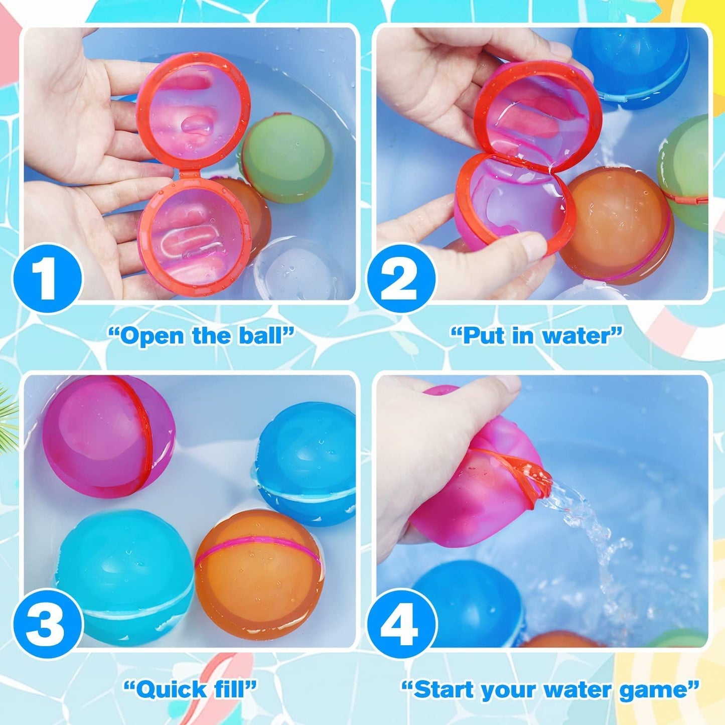 Reusable Water Balloons/Balls